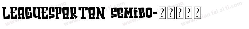 LEAGUESPARTAN semibo字体转换
